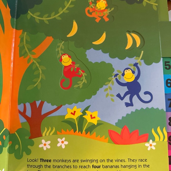 Readers Digest 1,2,3 Safari Counting book, pull tabs. See pictures - Picture 3 of 7